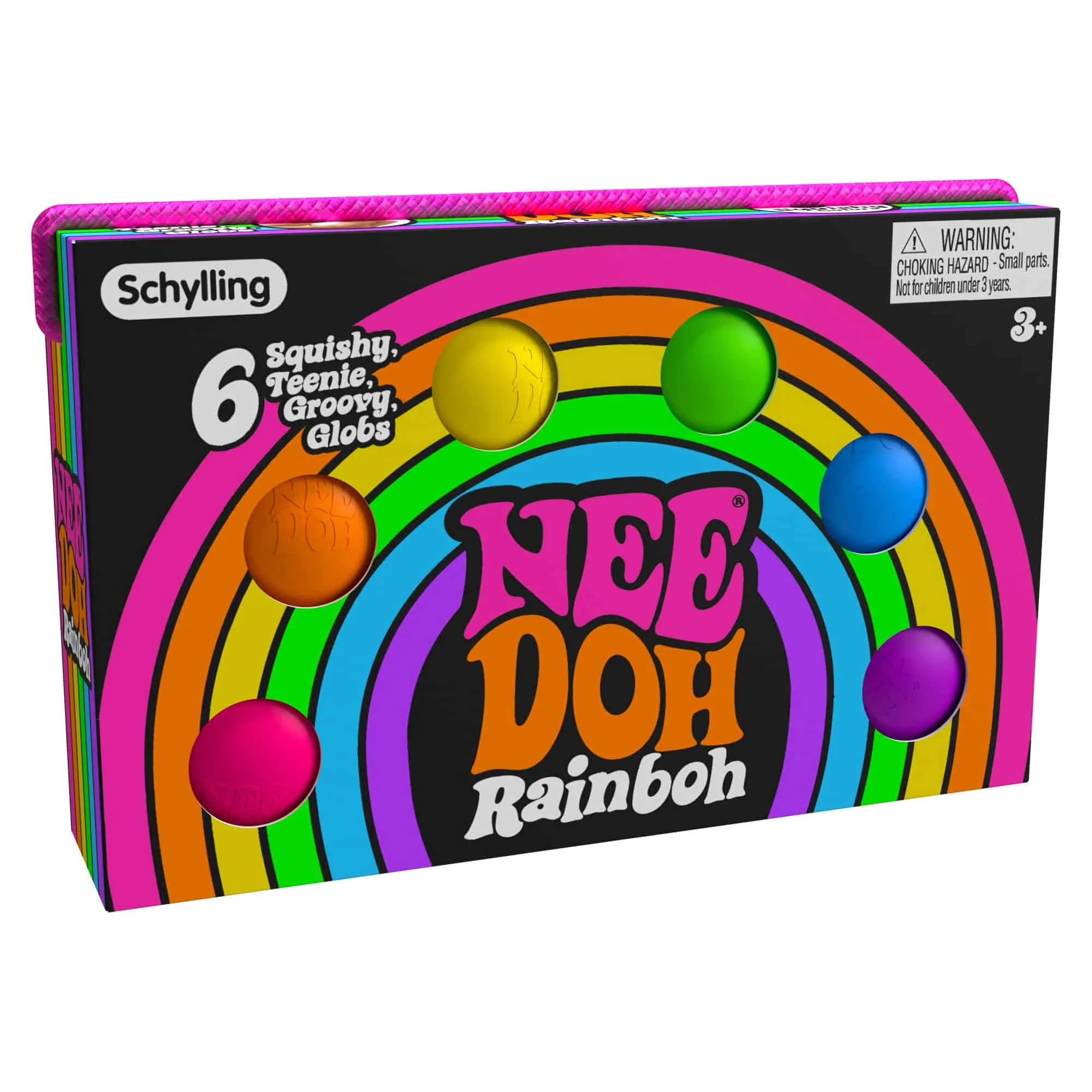 NeeDoh Rainboh Teenie 6 Pack