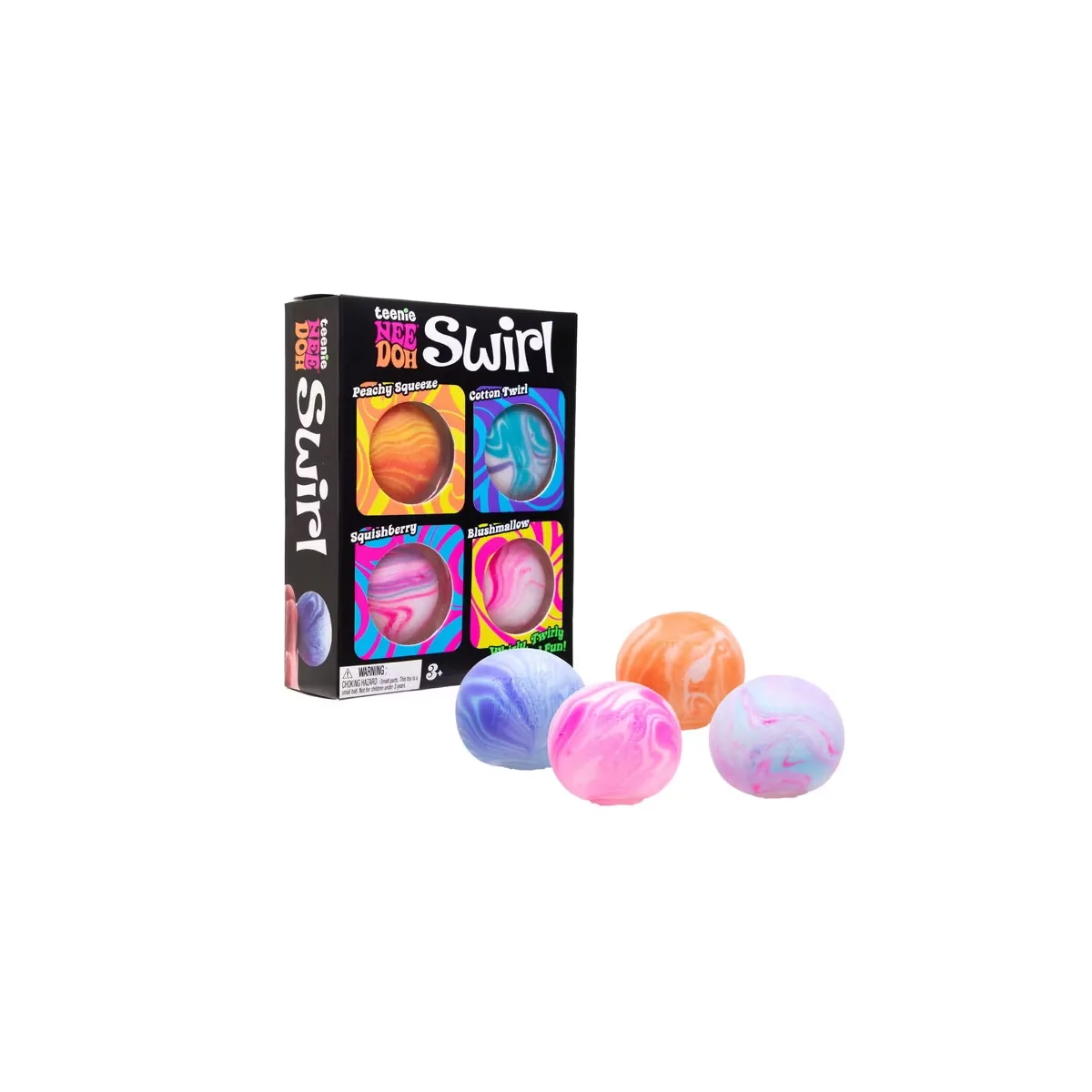 NeeDoh Teenie Swirl 4 Pack
